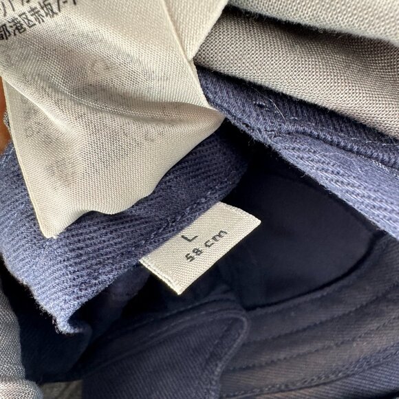 Balenciaga Navy Logo Cap - Picture 4 of 6